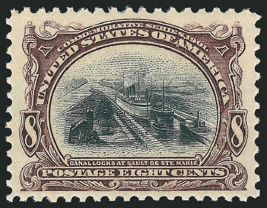 Costs of US Stamps Scott Catalog # 298: 8c 1901 Pan American Exposition. Robert Siegel Auction Galleries, Dec 2012, Sale 1037, Lot 1943
