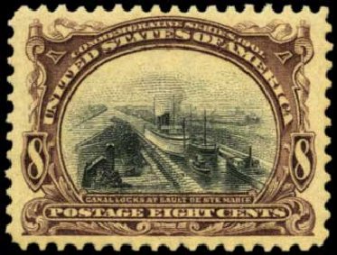 Cost of US Stamp Scott Catalogue 298 - 1901 8c Pan American Exposition. Harmer-Schau Auction Galleries, Feb 2012, Sale 92, Lot 1076