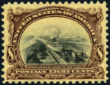 Costs of US Stamp Scott 298 - 1901 8c Pan American Exposition. Harmer-Schau Auction Galleries, Aug 2012, Sale 94, Lot 1456
