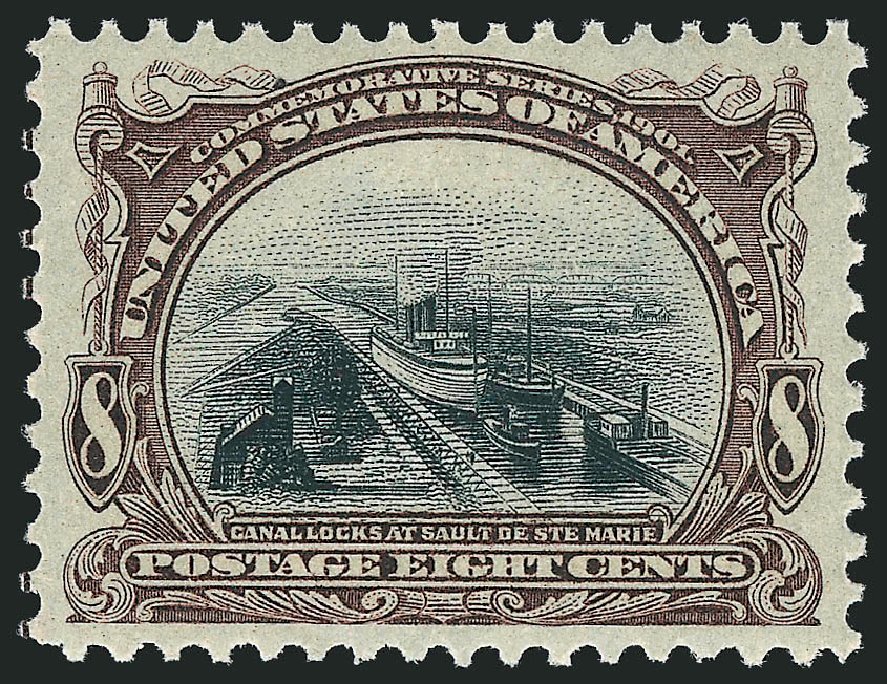 Prices of US Stamp Scott #298: 1901 8c Pan American Exposition. Robert Siegel Auction Galleries, Mar 2012, Sale 1019, Lot 666