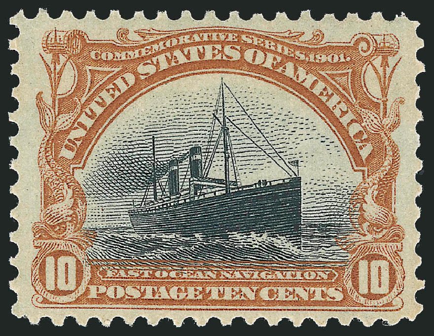 Prices of US Stamp Scott Cat. 299: 10c 1901 Pan American Exposition. Robert Siegel Auction Galleries, Dec 2012, Sale 1037, Lot 1947