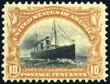 Value of US Stamp Scott Cat. #299 - 1901 10c Pan American Exposition. Harmer-Schau Auction Galleries, Mar 2011, Sale 89, Lot 288