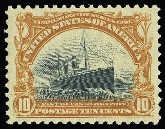 US Stamp Values Scott Catalogue 299 - 10c 1901 Pan American Exposition. Matthew Bennett International, Sep 2012, Sale 346, Lot 779