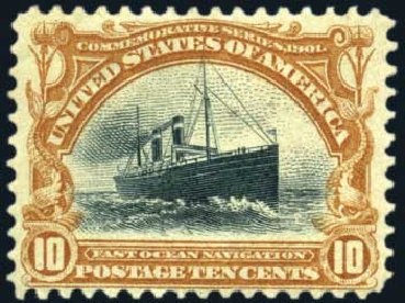 Prices of US Stamps Scott Catalog # 299: 1901 10c Pan American Exposition. Harmer-Schau Auction Galleries, Mar 2011, Sale 89, Lot 289