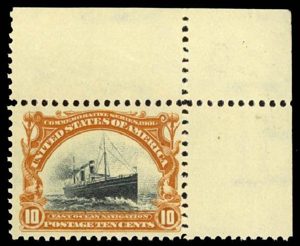 Costs of US Stamp Scott Catalog #299 - 1901 10c Pan American Exposition. Daniel Kelleher Auctions, Apr 2013, Sale 636, Lot 269