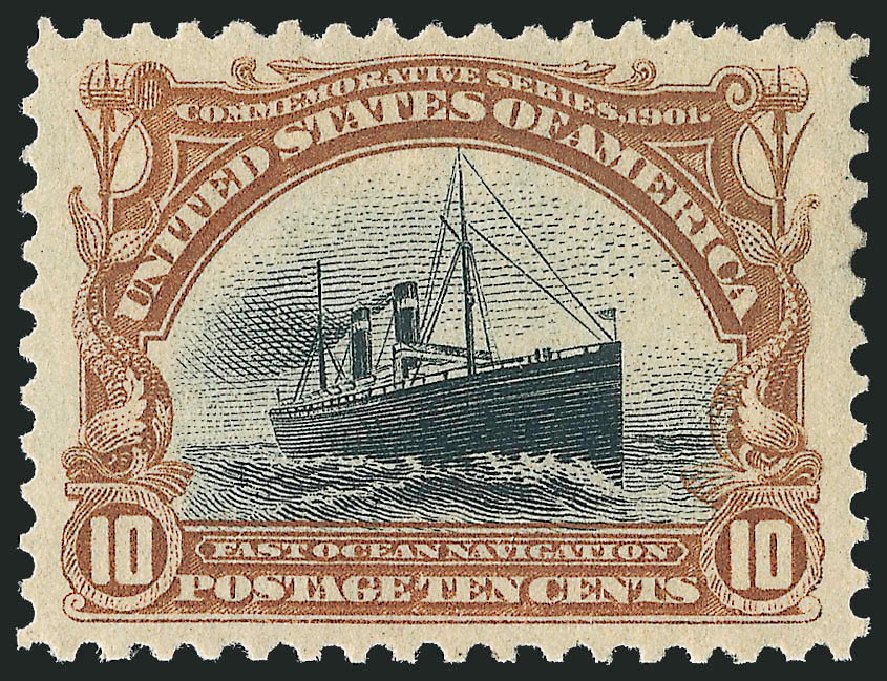 Cost of US Stamp Scott # 299 - 1901 10c Pan American Exposition. Robert Siegel Auction Galleries, Dec 2012, Sale 1037, Lot 1949