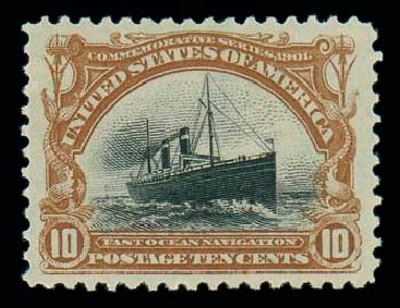 US Stamps Price Scott Catalog # 299 - 1901 10c Pan American Exposition. Matthew Bennett International, Dec 2007, Sale 325, Lot 1901