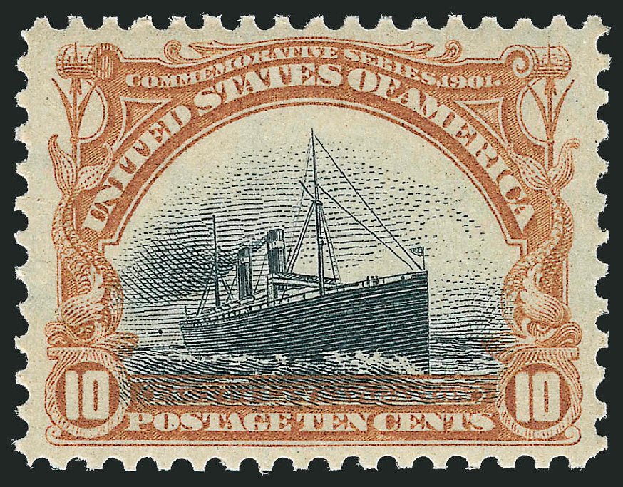 Costs of US Stamp Scott Catalog #299: 1901 10c Pan American Exposition. Robert Siegel Auction Galleries, Mar 2011, Sale 1007, Lot 2584