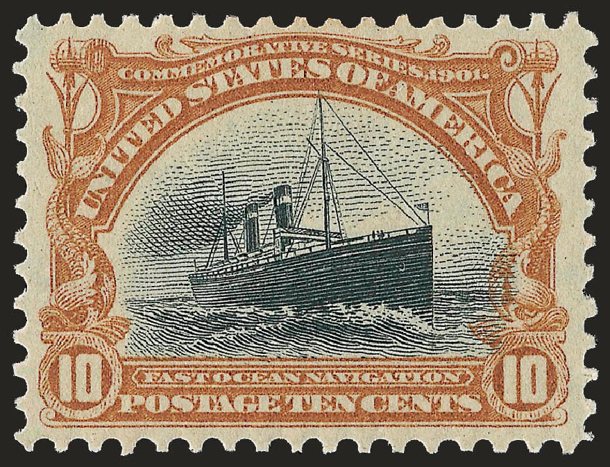 Costs of US Stamps Scott Cat. 299: 10c 1901 Pan American Exposition. Robert Siegel Auction Galleries, Dec 2008, Sale 967, Lot 4504