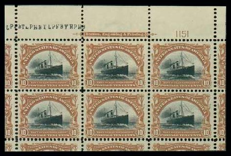Value of US Stamps Scott Catalogue # 299 - 10c 1901 Pan American Exposition. Matthew Bennett International, Dec 2007, Sale 324, Lot 1175