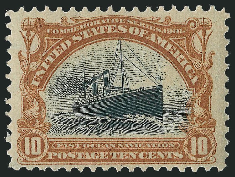 Costs of US Stamp Scott Catalogue # 299 - 1901 10c Pan American Exposition. Robert Siegel Auction Galleries, Mar 2013, Sale 1040, Lot 1645