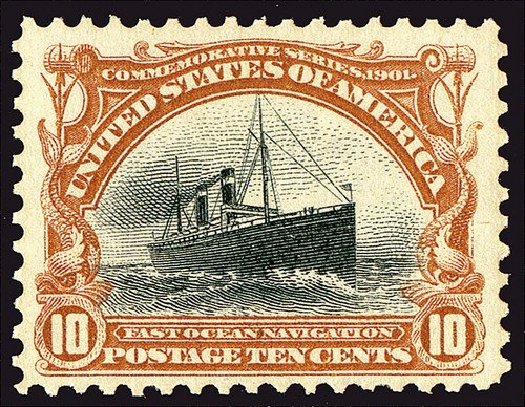 US Stamps Price Scott # 299: 1901 10c Pan American Exposition. Spink Shreves Galleries, Jan 2014, Sale 146, Lot 352