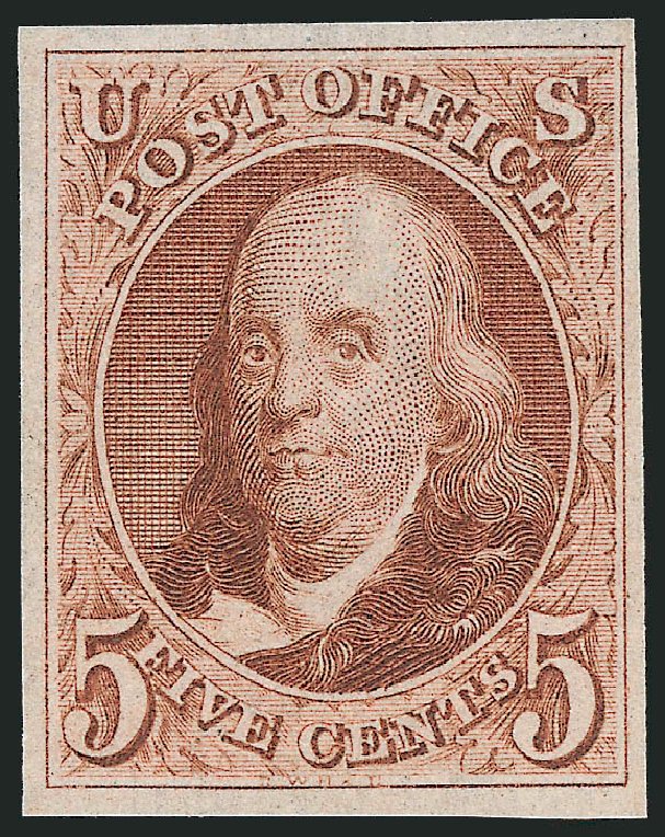Price of US Stamp Scott 3 - 1875 5c Franklin. Robert Siegel Auction Galleries, Dec 2012, Sale 1037, Lot 1387