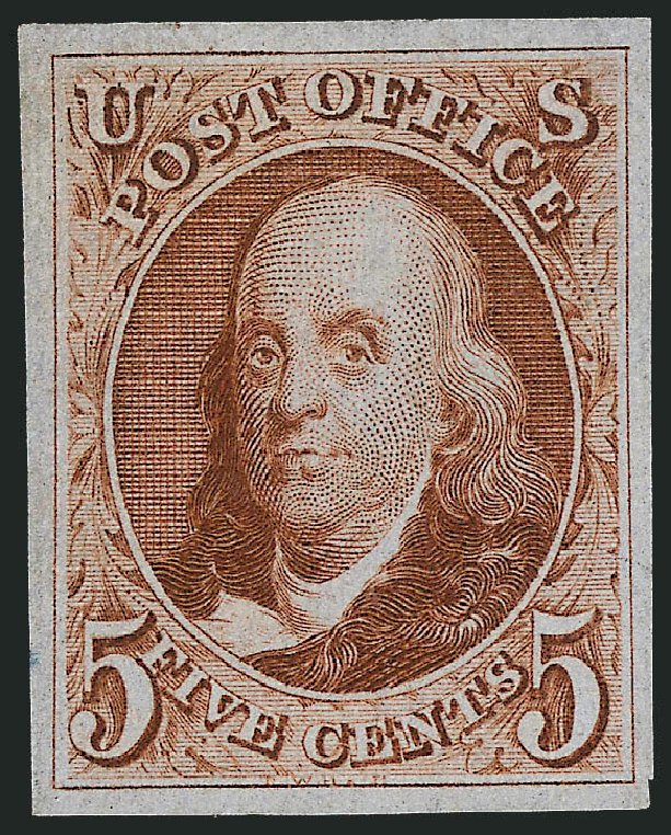 Cost of US Stamp Scott Cat. # 3 - 5c 1875 Franklin. Robert Siegel Auction Galleries, Dec 2008, Sale 967, Lot 4077