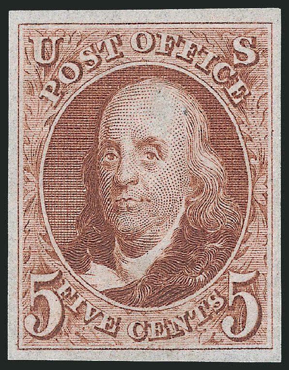 Cost of US Stamp Scott Catalog 3: 1875 5c Franklin. Robert Siegel Auction Galleries, Oct 2010, Sale 997, Lot 5108