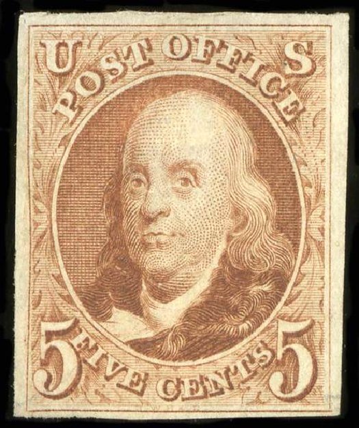 Price of US Stamp Scott Catalog # 3 - 1875 5c Franklin. Spink Shreves Galleries, Jul 2015, Sale 151, Lot 18