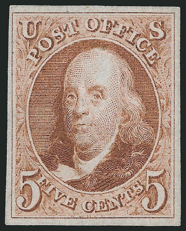 US Stamps Value Scott Cat. 3: 5c 1875 Franklin. Robert Siegel Auction Galleries, Oct 2010, Sale 997, Lot 5109