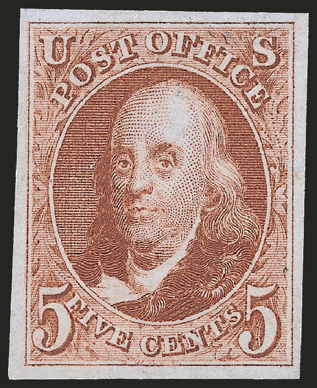 Value of US Stamp Scott Catalogue #3 - 5c 1875 Franklin. Robert Siegel Auction Galleries, Dec 2009, Sale 982, Lot 5030