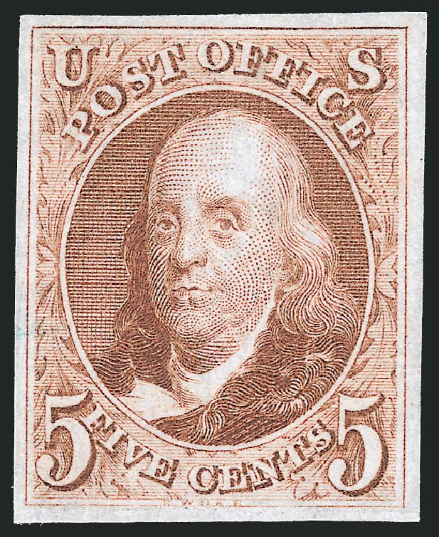 US Stamp Price Scott Catalog #3 - 1875 5c Franklin. Robert Siegel Auction Galleries, Mar 2011, Sale 1007, Lot 2094