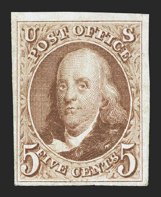US Stamps Prices Scott Catalogue 3: 5c 1875 Franklin. Spink Shreves Galleries, Mar 2013, Sale 142, Lot 133