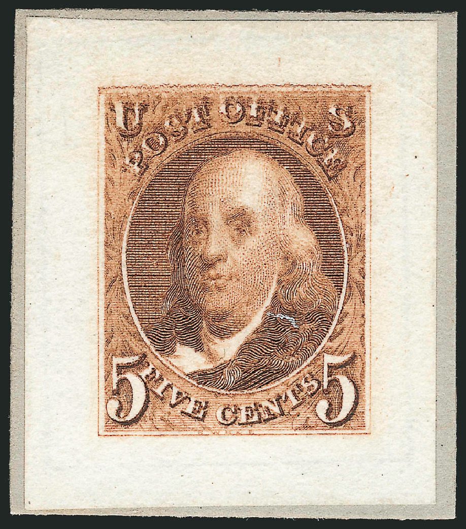 Costs of US Stamp Scott Catalog # 3: 1875 5c Franklin. Robert Siegel Auction Galleries, Sep 2010, Sale 993, Lot 226