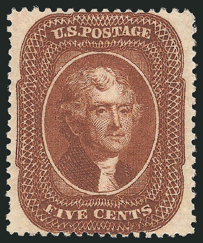 Price of US Stamp Scott Cat. # 30: 1861 5c Jefferson. Robert Siegel Auction Galleries, Oct 2010, Sale 997, Lot 5260