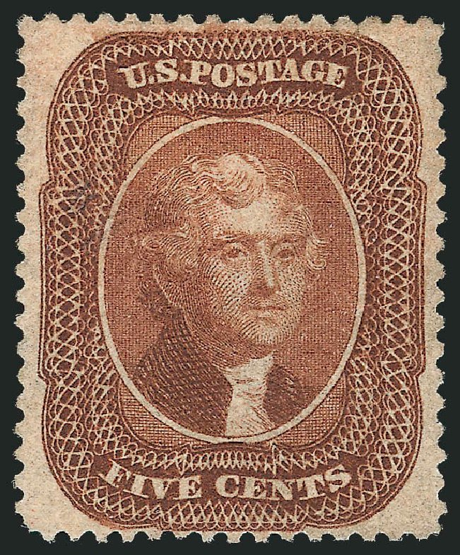 Prices of US Stamp Scott Catalogue # 30 - 5c 1861 Jefferson. Robert Siegel Auction Galleries, Mar 2012, Sale 1021, Lot 171