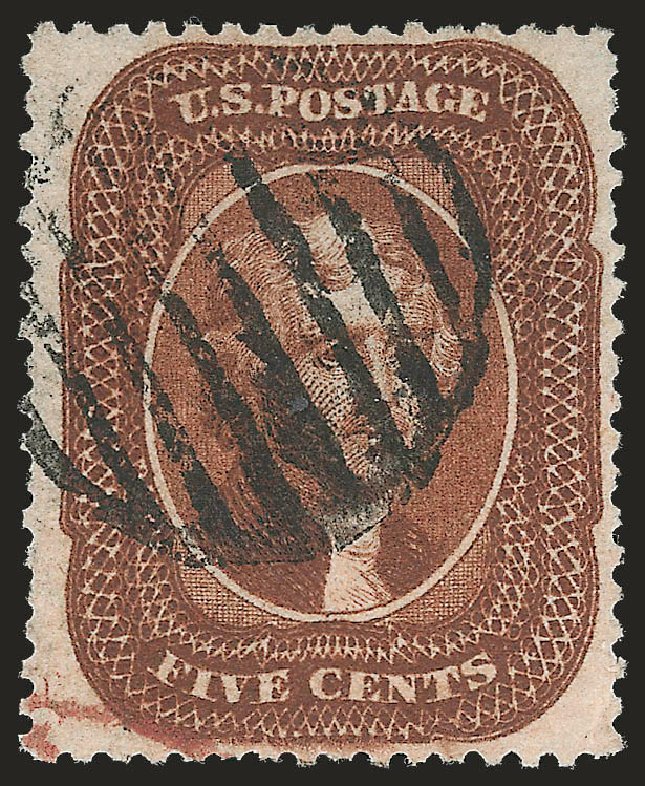 Cost of US Stamp Scott Cat. 30: 1861 5c Jefferson. Robert Siegel Auction Galleries, Sep 2009, Sale 976, Lot 1234