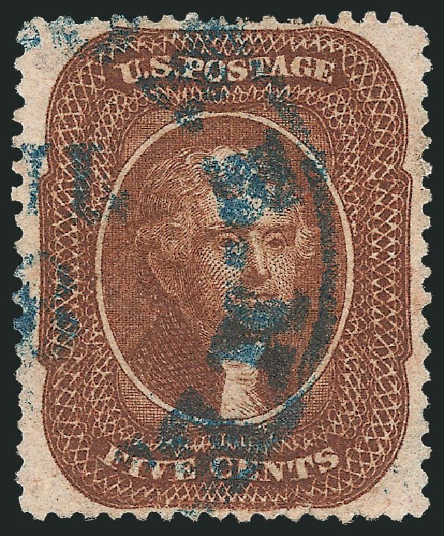 US Stamps Value Scott Catalogue # 30: 1861 5c Jefferson. Robert Siegel Auction Galleries, Oct 2010, Sale 997, Lot 5265