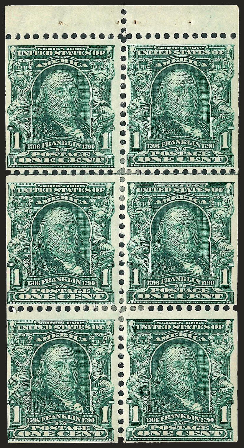 Values of US Stamps Scott Catalog #300 - 1c 1903 Franklin. Robert Siegel Auction Galleries, Jun 2010, Sale 991, Lot 1049