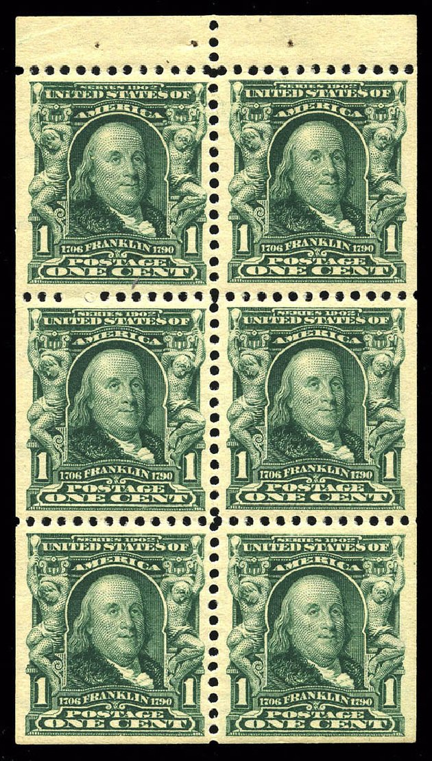 Prices of US Stamp Scott Catalogue 300 - 1c 1903 Franklin. Matthew Bennett International, Sep 2012, Sale 346, Lot 780