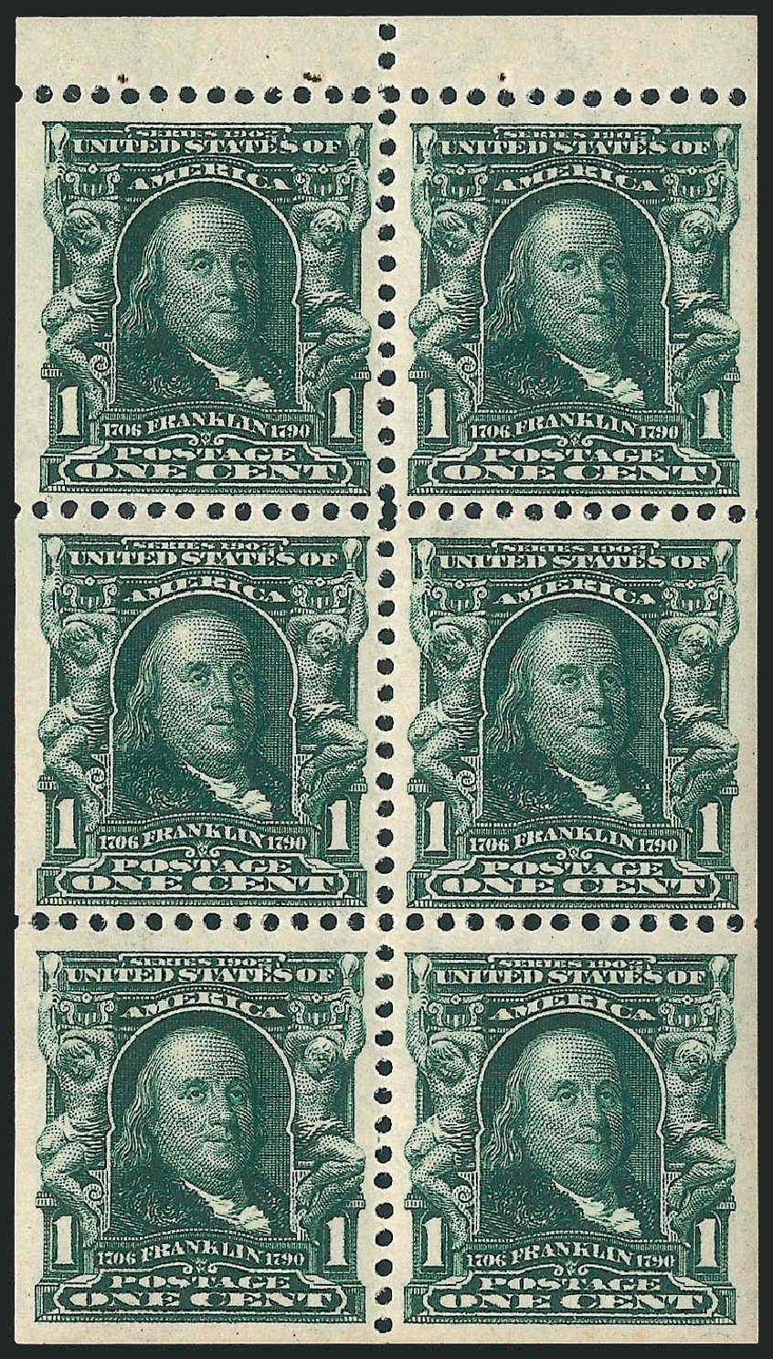 Values of US Stamp Scott Catalogue 300: 1c 1903 Franklin. Robert Siegel Auction Galleries, Oct 2011, Sale 1013, Lot 341
