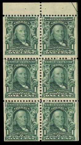 Cost of US Stamp Scott Cat. #300 - 1903 1c Franklin. Daniel Kelleher Auctions, Oct 2011, Sale 626, Lot 294