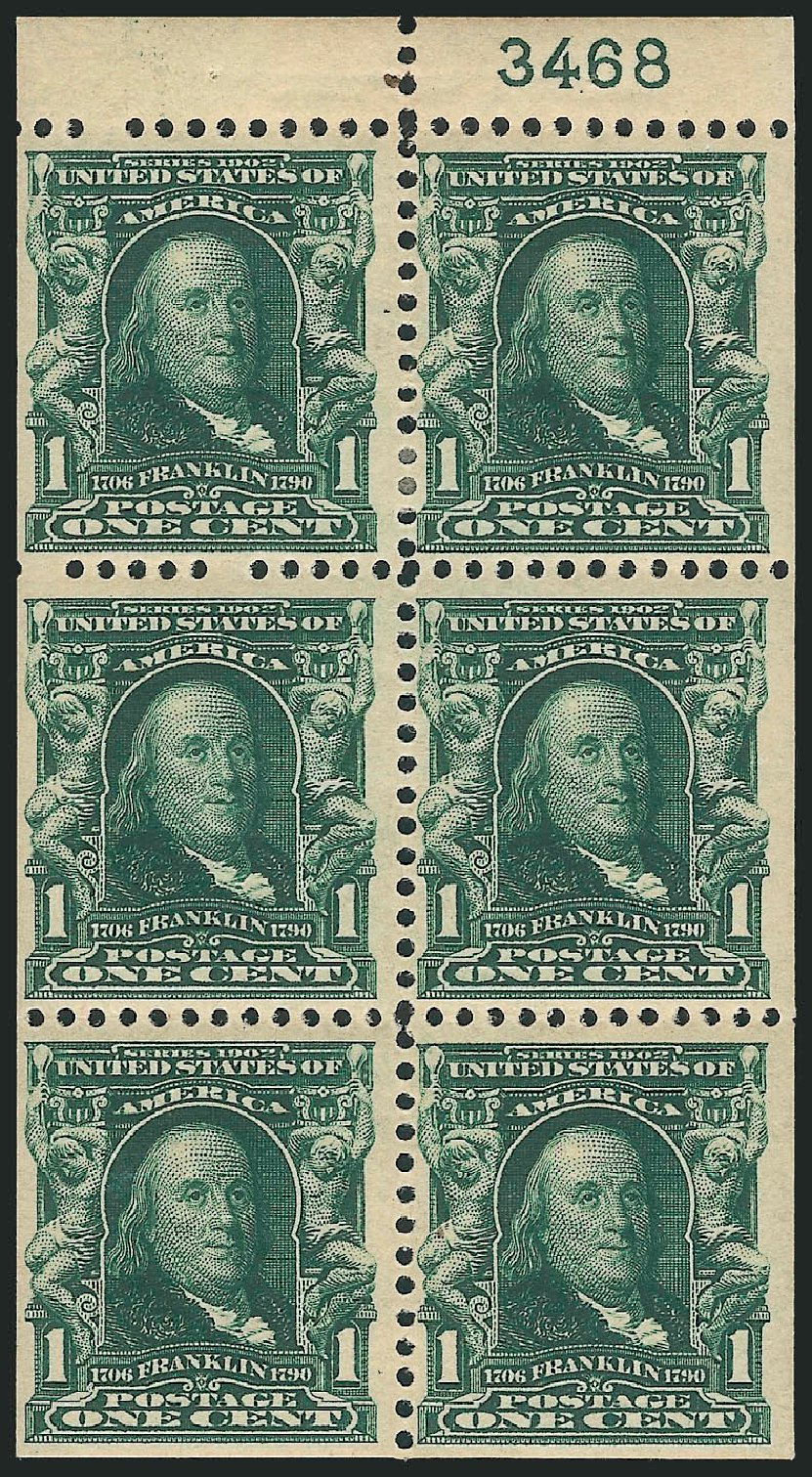 Value of US Stamp Scott 300: 1903 1c Franklin. Robert Siegel Auction Galleries, Jun 2012, Sale 1026, Lot 1365