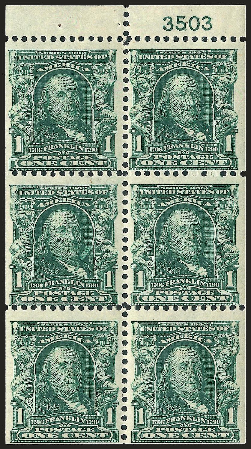 Costs of US Stamp Scott 300 - 1c 1903 Franklin. Robert Siegel Auction Galleries, Jun 2010, Sale 991, Lot 1045