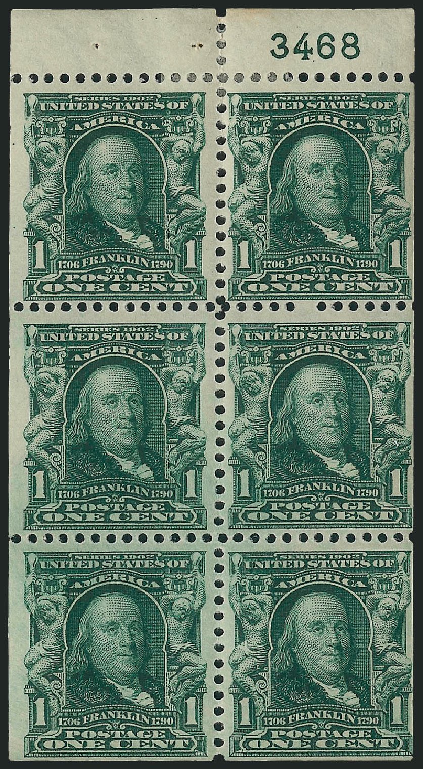 Prices of US Stamp Scott Catalogue 300: 1c 1903 Franklin. Robert Siegel Auction Galleries, Jun 2010, Sale 991, Lot 1042