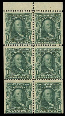 Cost of US Stamps Scott Catalog # 300: 1903 1c Franklin. Daniel Kelleher Auctions, Oct 2011, Sale 626, Lot 293