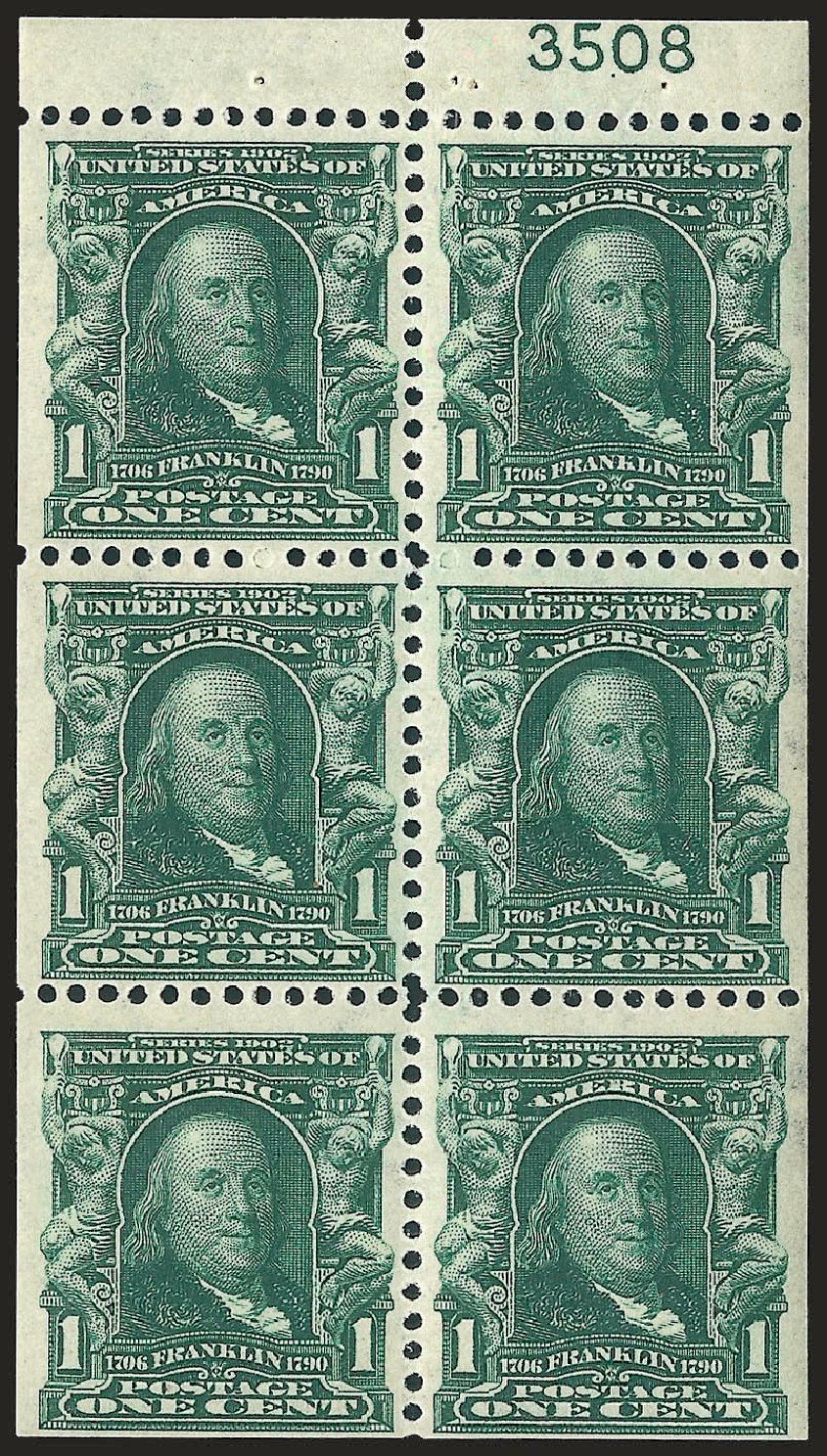 Value of US Stamp Scott # 300: 1c 1903 Franklin. Robert Siegel Auction Galleries, Jun 2010, Sale 991, Lot 1046