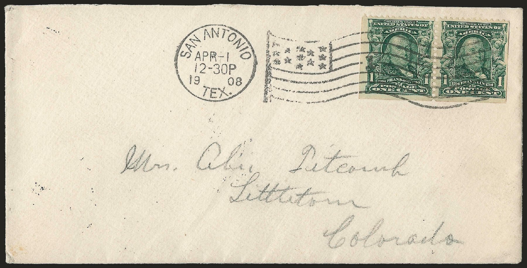 Cost of US Stamp Scott Cat. # 300 - 1c 1903 Franklin. Robert Siegel Auction Galleries, Jun 2010, Sale 991, Lot 1056