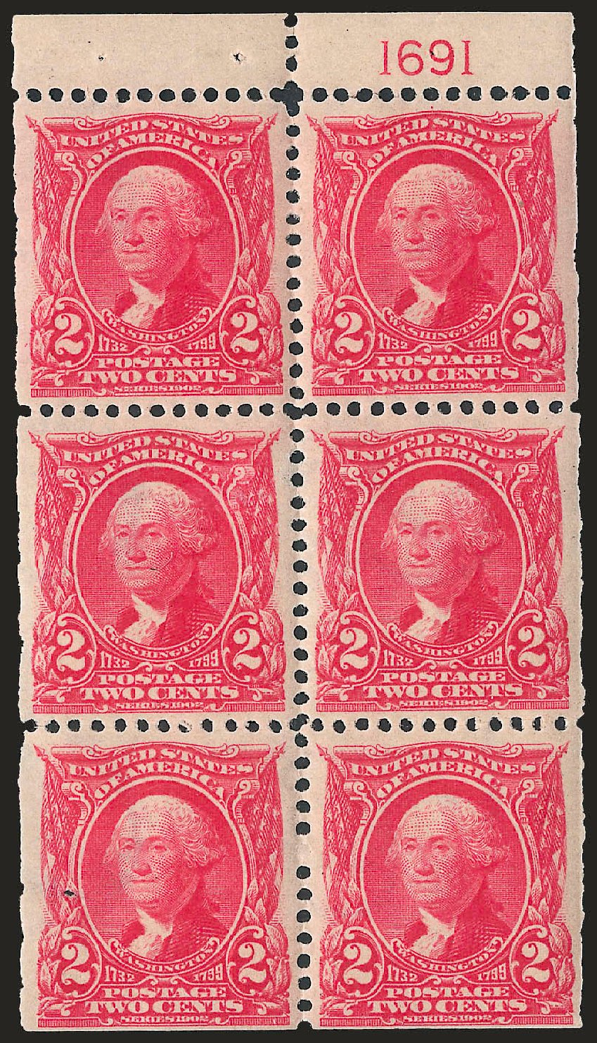 US Stamp Value Scott # 301: 2c 1903 Washington. Robert Siegel Auction Galleries, Jun 2010, Sale 991, Lot 1069