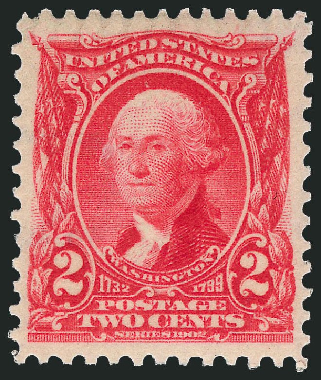US Stamps Value Scott Cat. # 301: 1903 2c Washington. Robert Siegel Auction Galleries, Jun 2009, Sale 975, Lot 1656