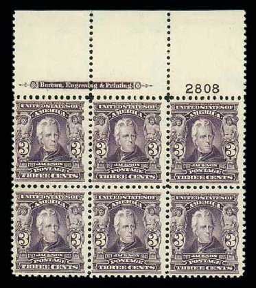 Price of US Stamp Scott Catalog #302: 3c 1903 Jackson. Matthew Bennett International, Dec 2007, Sale 325, Lot 1911