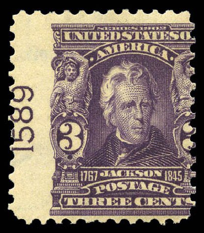 US Stamps Prices Scott Catalogue #302: 1903 3c Jackson. Matthew Bennett International, Sep 2010, Sale 333, Lot 3712