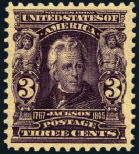 Cost of US Stamp Scott Catalog # 302 - 3c 1903 Jackson. Harmer-Schau Auction Galleries, Aug 2012, Sale 94, Lot 1462