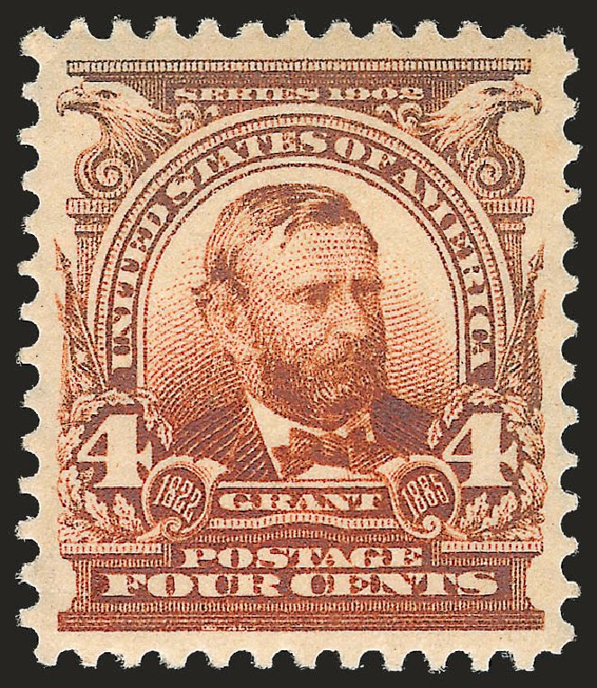 US Stamp Values Scott Catalog 303 - 1903 4c Grant. Robert Siegel Auction Galleries, Apr 2010, Sale 984, Lot 741