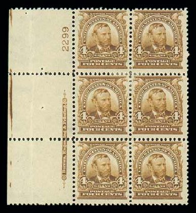 Cost of US Stamps Scott #303: 1903 4c Grant. Matthew Bennett International, Dec 2007, Sale 325, Lot 1914
