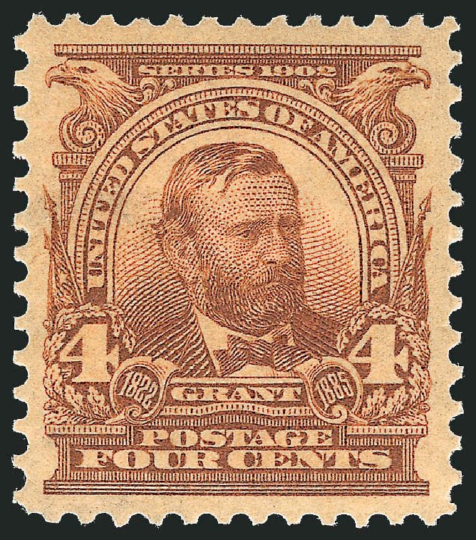 Price of US Stamps Scott Cat. 303 - 4c 1903 Grant