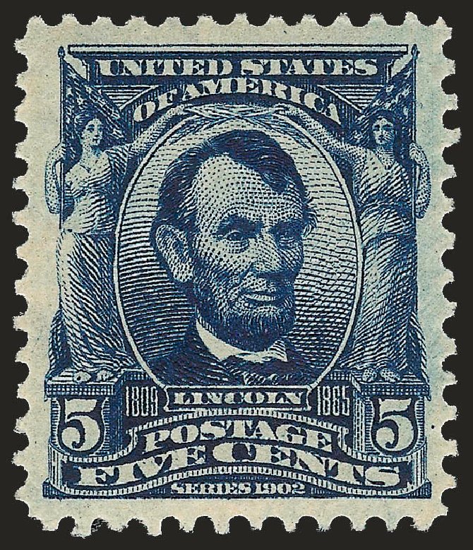 US Stamp Value Scott 304 - 1903 5c Lincoln. Robert Siegel Auction Galleries, Sep 2009, Sale 976, Lot 1857