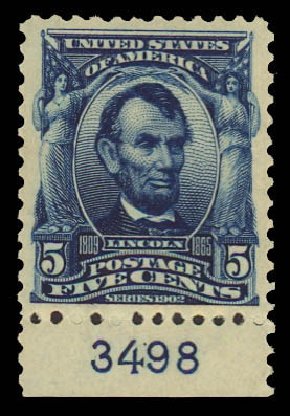 Price of US Stamp Scott # 304: 5c 1903 Lincoln. Daniel Kelleher Auctions, Jun 2012, Sale 630, Lot 1698