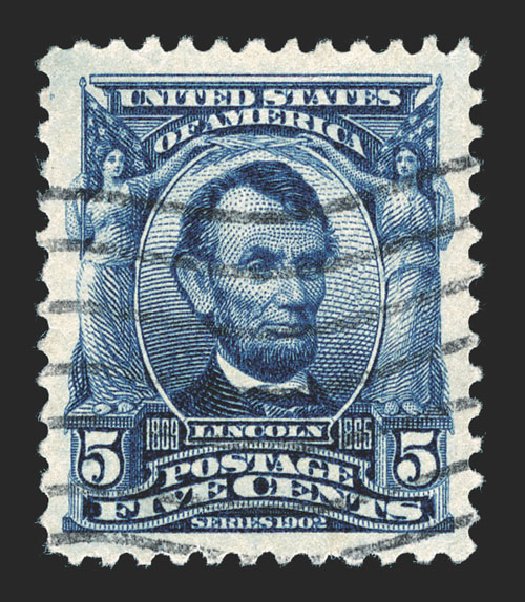 US Stamps Prices Scott Cat. # 304: 5c 1903 Lincoln. Spink Shreves Galleries, Mar 2013, Sale 142, Lot 308